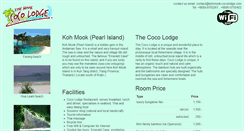 Desktop Screenshot of kohmook-cocolodge.com